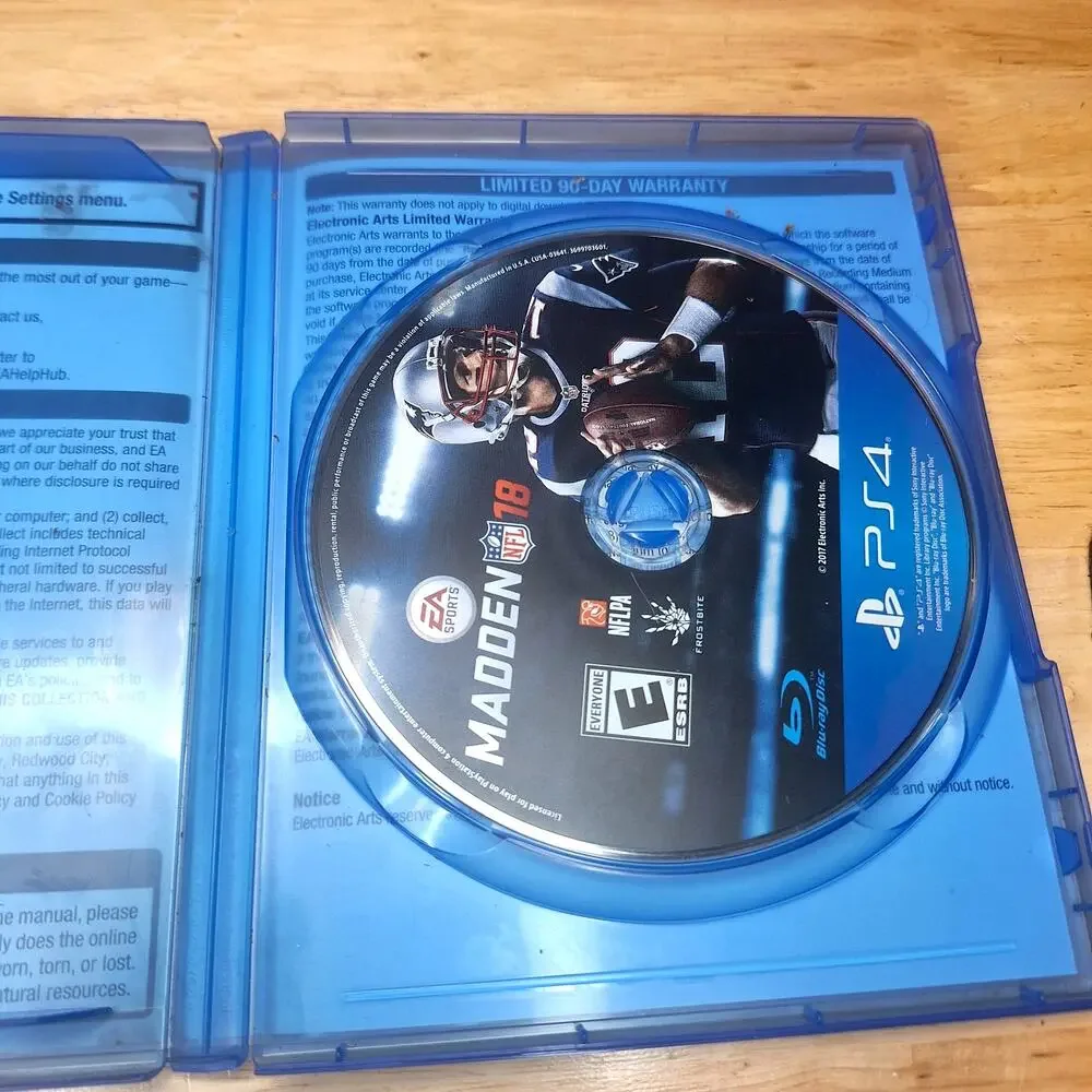 Lot Madden18 and NBA2K16 PlayStation 4 PS4 Bulk Used Football Basketball Video